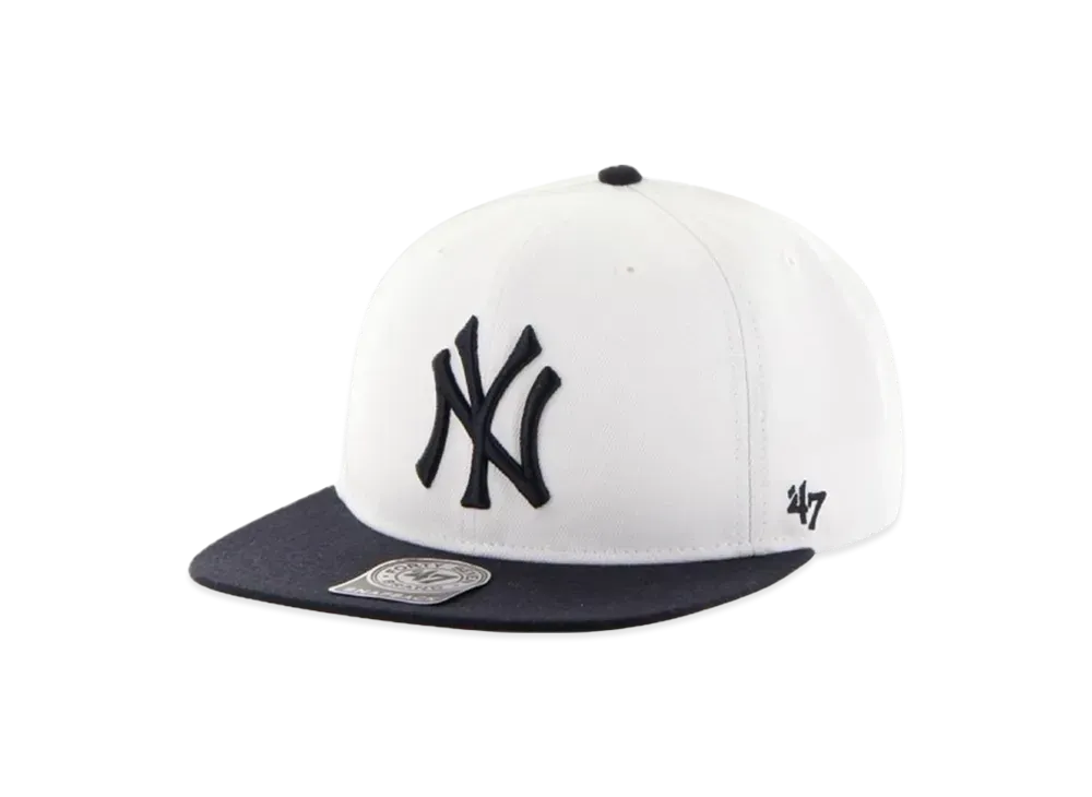 47 LA NYY Captain Sure Shot "Yankees White Navy"