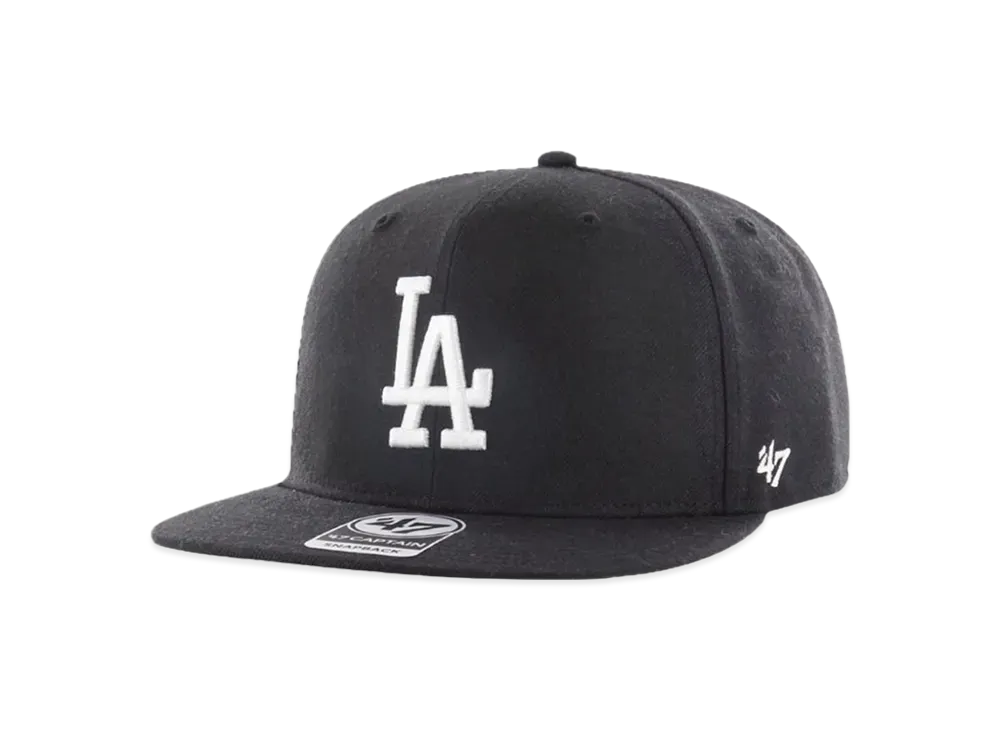 47 LA NYY Captain Sure Shot "Dodgers Black White"