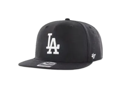 47 LA NYY Captain Sure Shot "Dodgers Black White"
