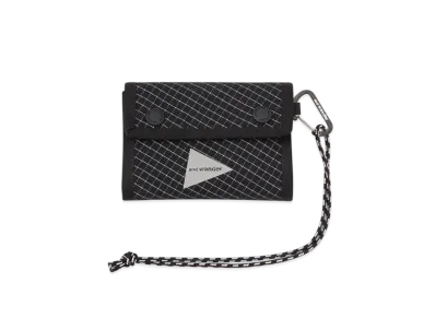 and wander Reflective Rip Wallet "Black"