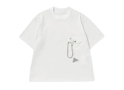 and wander Pocket Tee "Off White"