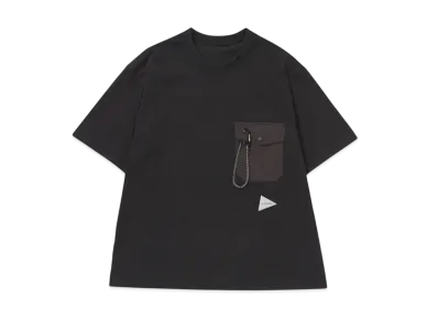 and wander Pocket Tee "Black"