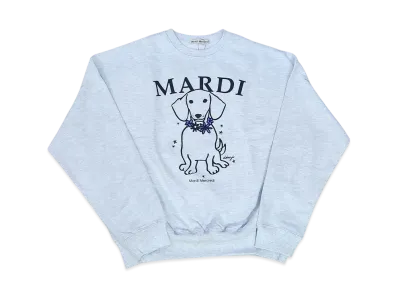 Mardi Mercredi Sweatshirt Swing The Tail Ddanji Flower Necklace "Heather Purple"