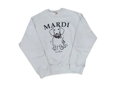 Mardi Mercredi Sweatshirt Swing The Tail Ddanji Flower Necklace "Oatmeal Pink"