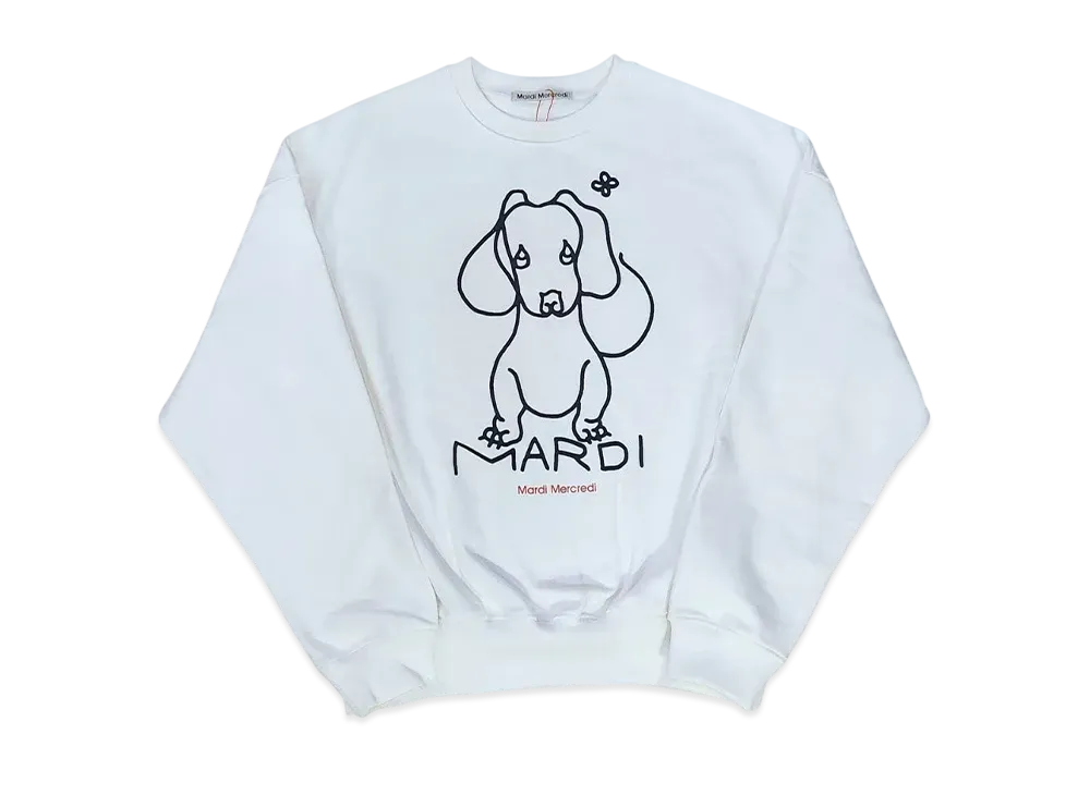 Mardi Mercredi Sweatshirt Ddanji Ch.02 "White Black"