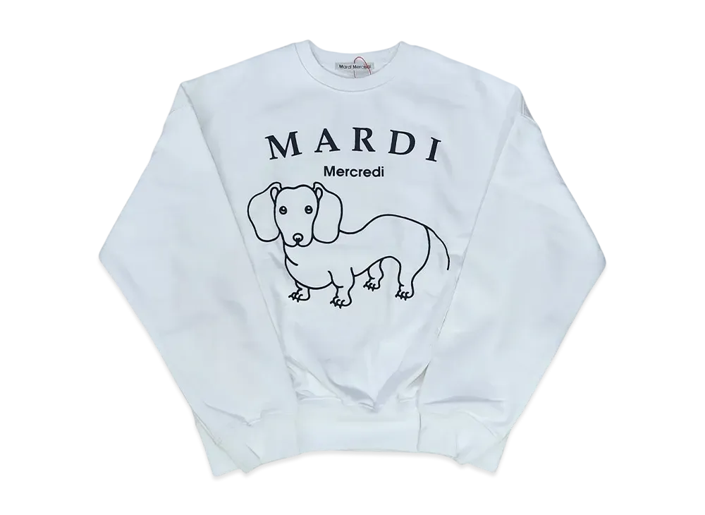 Mardi Mercredi Sweatshirt Ddanji Ch.06 "White Black"