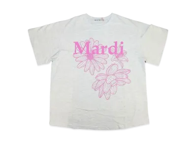 Mardi Mercredi Tshirt Triple Flower "Oatmeal Pink"