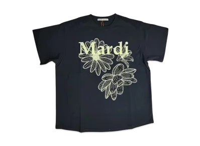 Mardi Mercredi Tshirt Triple Flower "Black Lemon"
