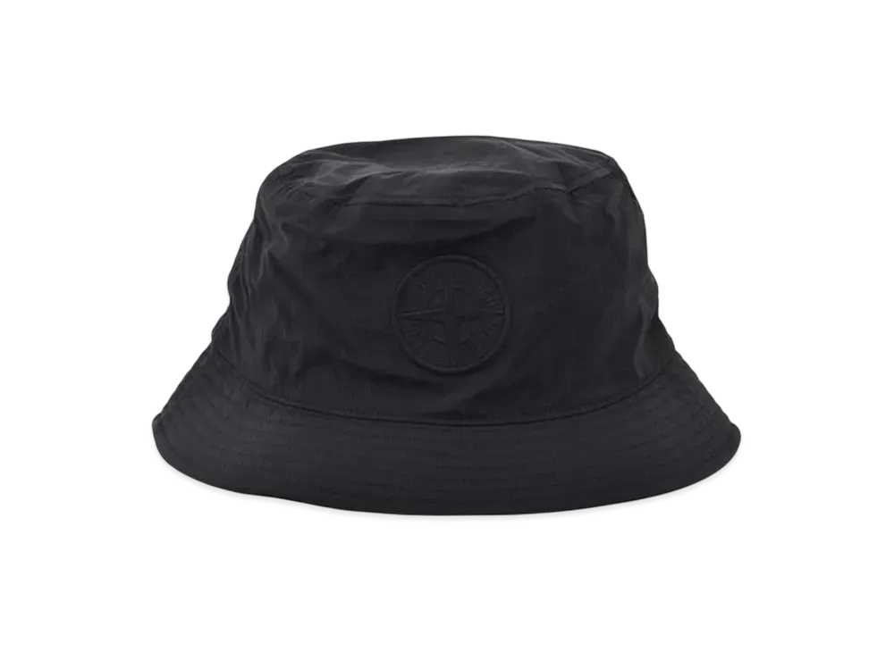 Stone Island Logo Bucket Hat "Black"
