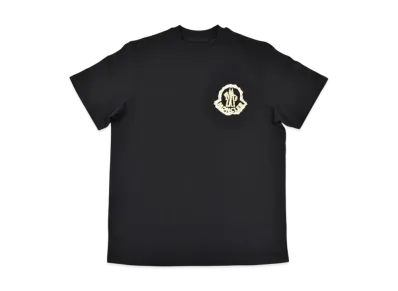 Moncler Men's Logo Print T-Shirt "Black"
