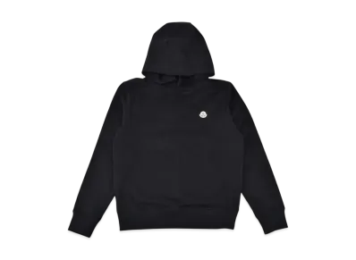 Moncler Men's Logo Patch Hoodie "Black"