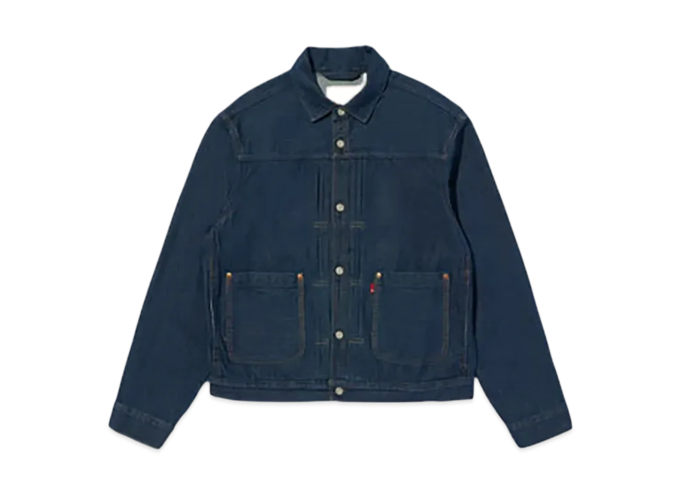 LEVI'S Vintage Pleated Trucker Jacket "Medium Indigo"