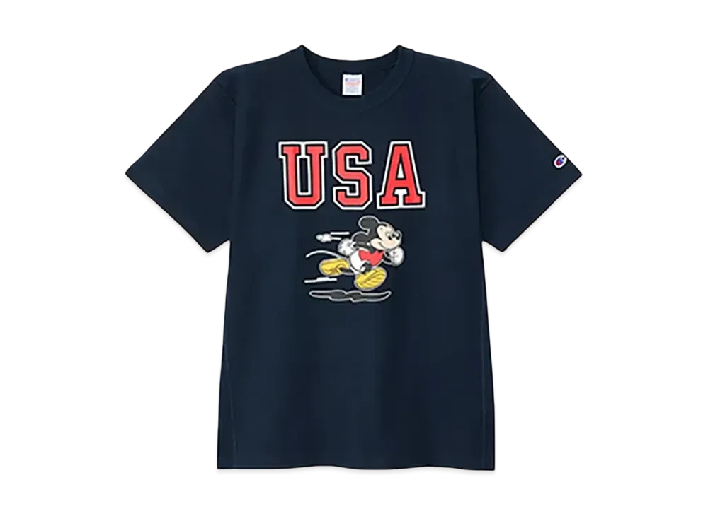 Champion Reverse Weave Short Sleeve Tee "Navy"