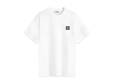 Stone Island Compass Logo Patch Tee "White"