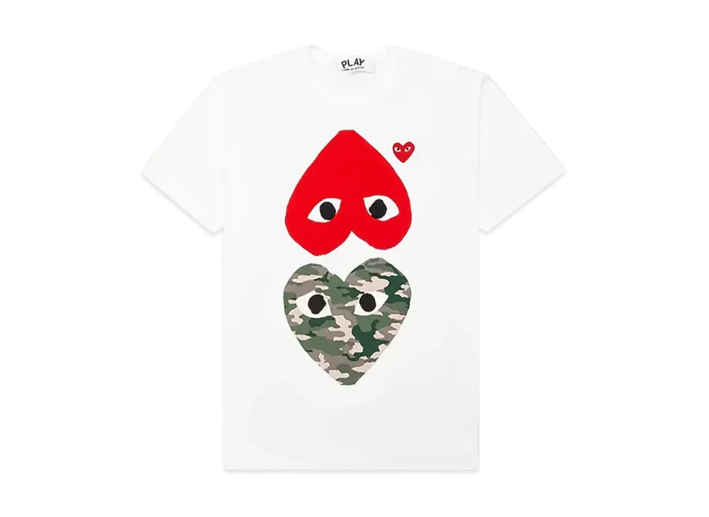 COMME des GARCONS PLAY CDG Tee "White"