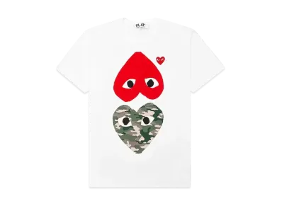 COMME des GARCONS PLAY CDG Tee "White"