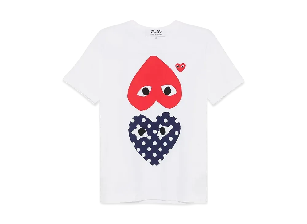 COMME des GARCONS PLAY CDG Tee "White"