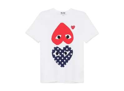 COMME des GARCONS PLAY CDG Tee "White"