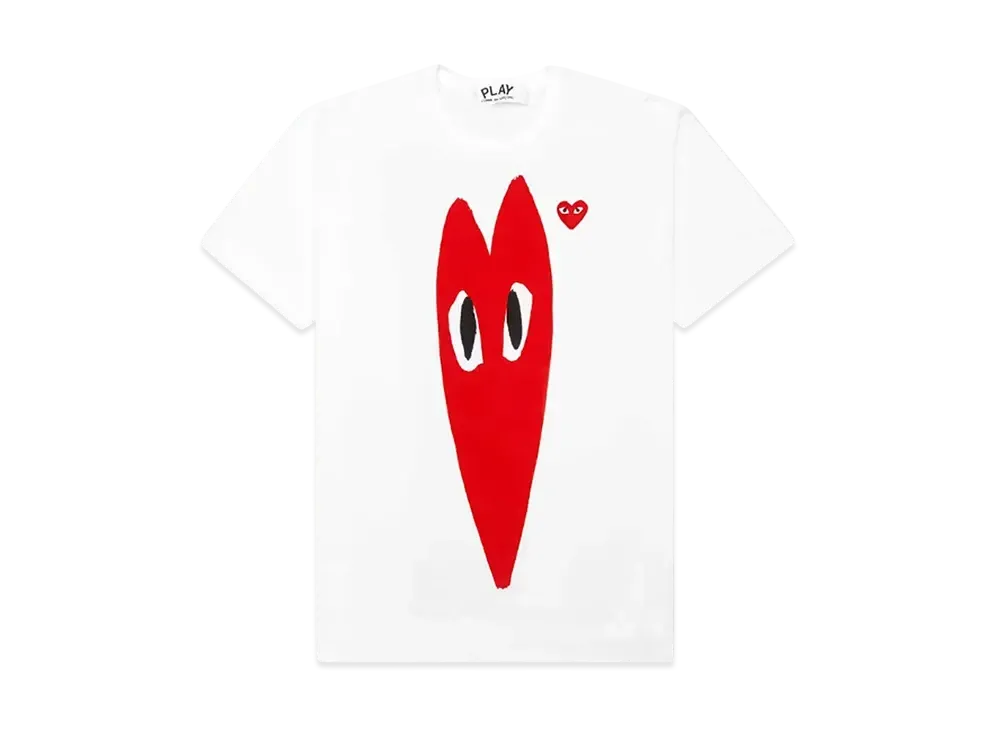 COMME des GARCONS PLAY CDG Tee "White"