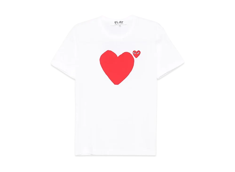 COMME des GARCONS PLAY CDG Tee "White"