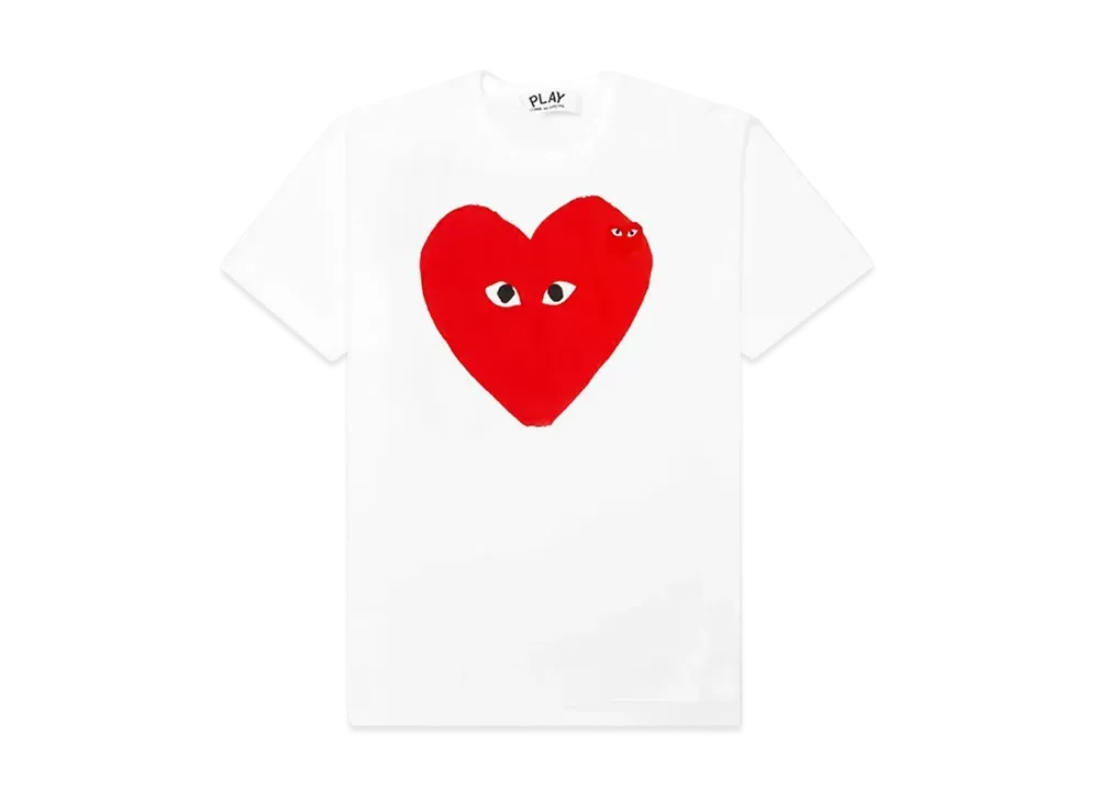 COMME des GARCONS PLAY CDG Tee "White"