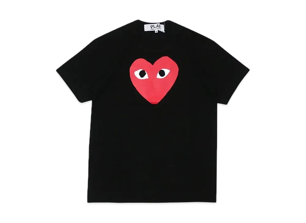 COMME des GARCONS PLAY CDG Tee "Black"