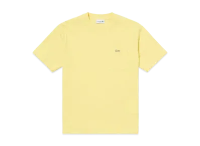 LACOSTE Outline Clock Pocket T-Shirt "Beige"