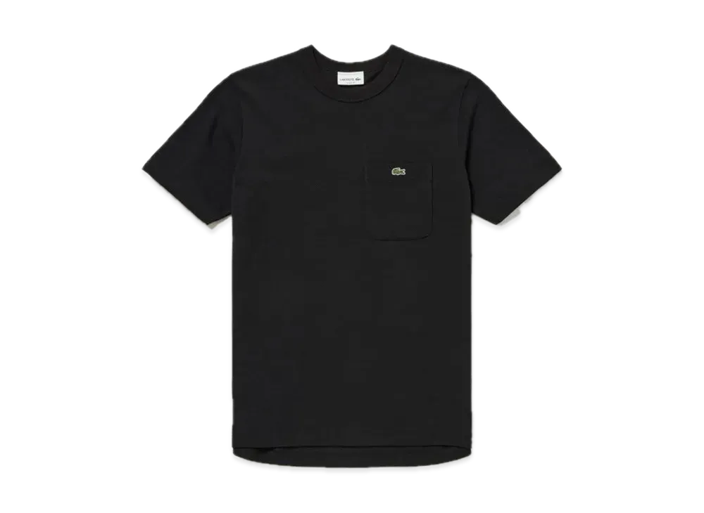 LACOSTE Pique Pocket Short Sleeve T-Shirt "Black"