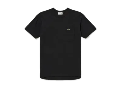 LACOSTE Pique Pocket Short Sleeve T-Shirt "Black"