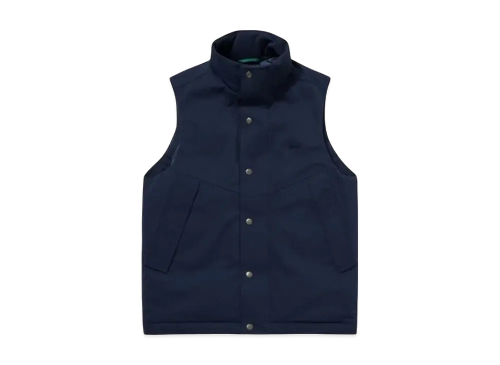 LACOSTE Water Resistant And Breathable Pique Down Vest "Navy"
