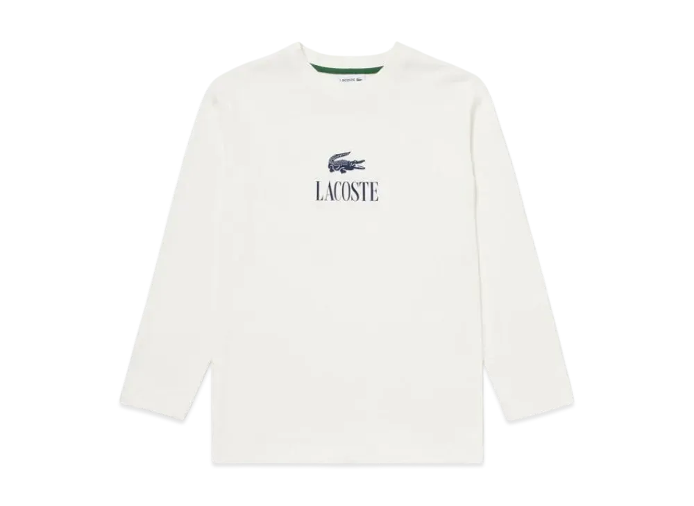 LACOSTE Heavy Jersey Classic Print T-Shirt "White"