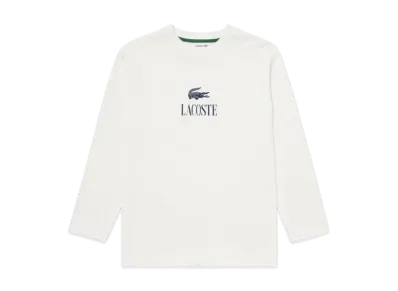 LACOSTE Heavy Jersey Classic Print T-Shirt "White"