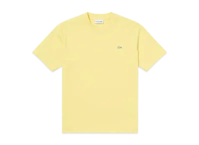 LACOSTE Outline Clock Crew Neck T-Shirt "Beige"