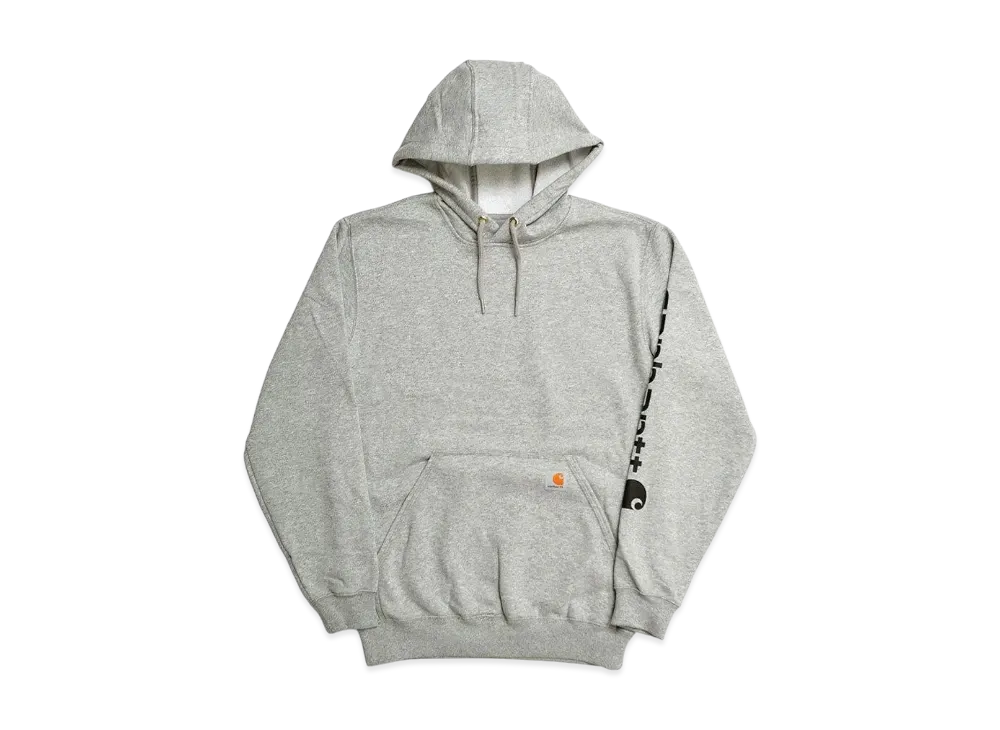 Carhartt Loose Fit Midweight Logo Sleeve Graphic Sweatshirt "Heather Gray/Black"