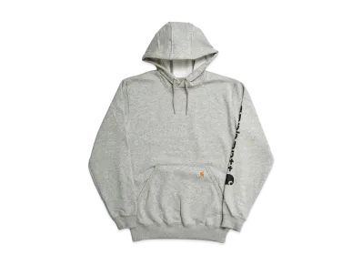 Carhartt Loose Fit Midweight Logo Sleeve Graphic Sweatshirt "Heather Gray/Black"