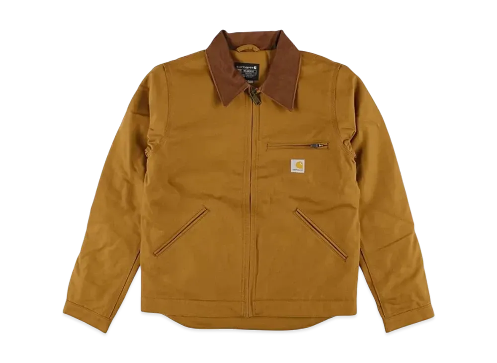 Carhartt Relaxed Fit Duck Blanket-Lined Detroit Jacket "Brown"
