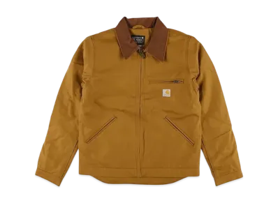 Carhartt Relaxed Fit Duck Blanket-Lined Detroit Jacket "Brown"