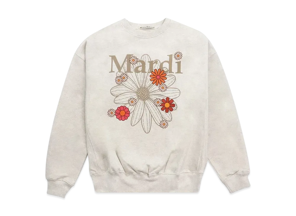 Mardi Mercredi Sweatshirt Flowermardi Blossom "OATMEAL TAUPE"