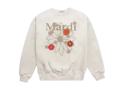 Mardi Mercredi Sweatshirt Flowermardi Blossom "OATMEAL TAUPE"