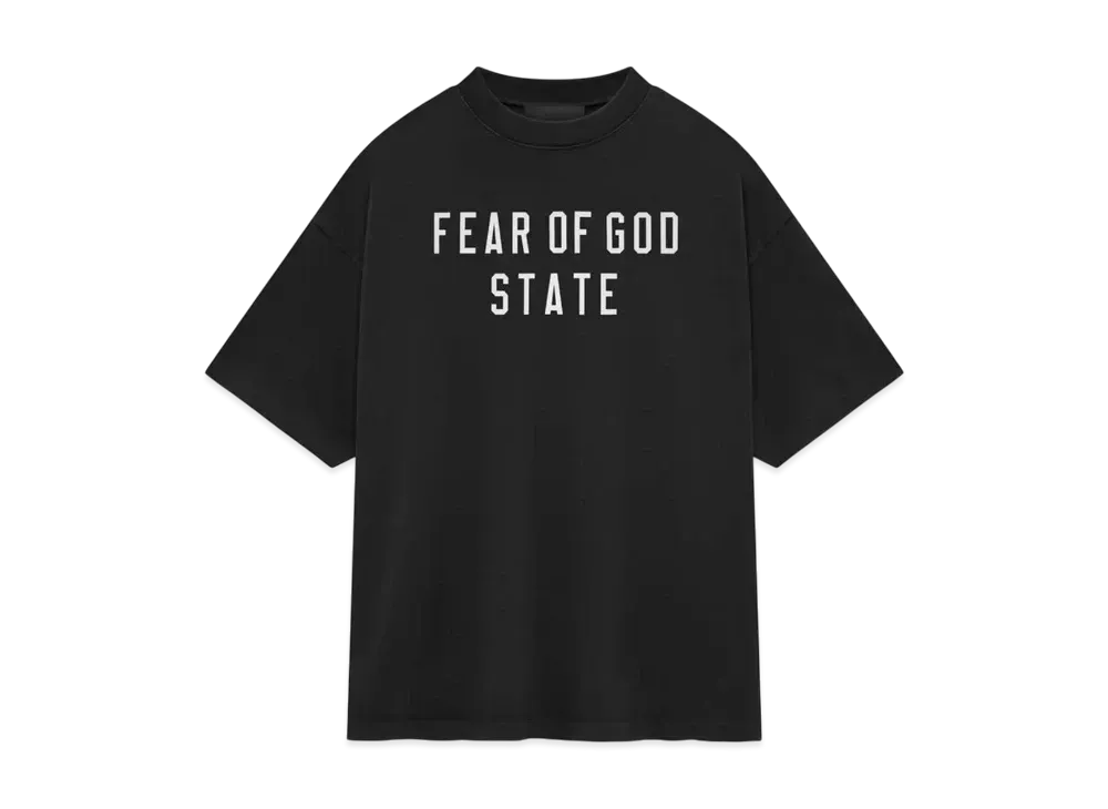 FEAR OF GOD ESSENTIALS Heavy Crewneck Tee "Black"
