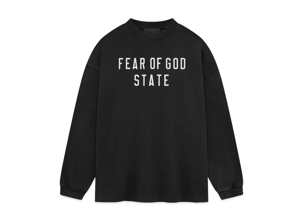 FEAR OF GOD ESSENTIALS Heavy Longsleeve Tee "Black"