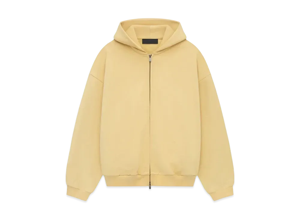 FEAR OF GOD ESSENTIALS Heavy Fleece Fullzip Hoodie "Amber"