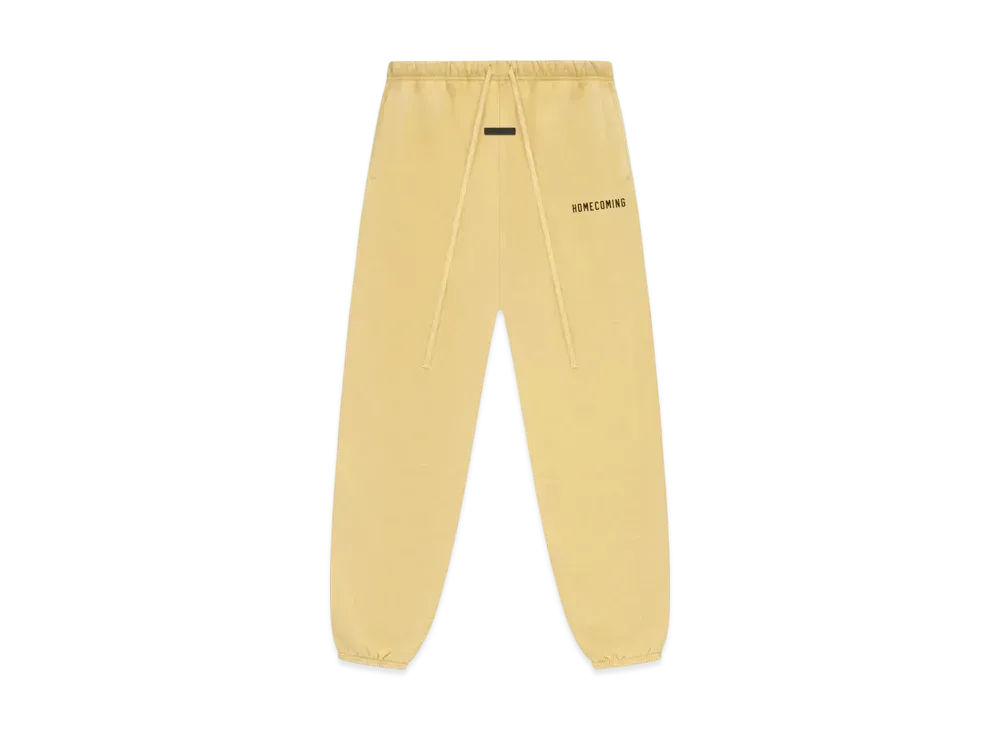 フィアオブゴッド エッセンシャルズ ヘビーフリース スウェットパンツ "アンバー"