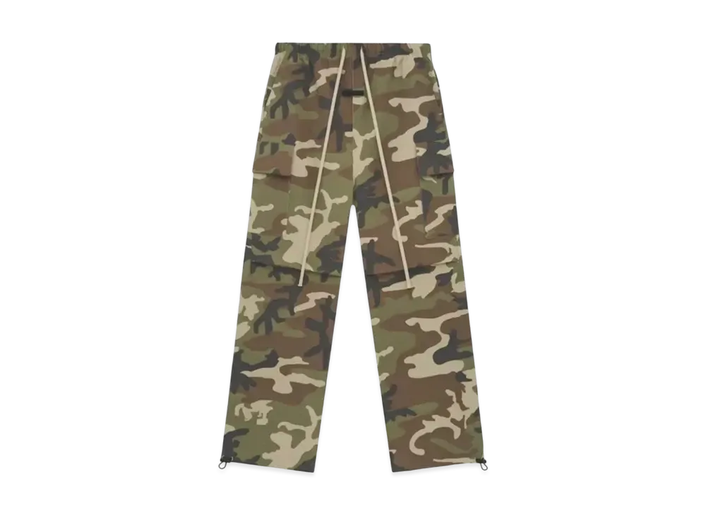 FEAR OF GOD ESSENTIALS Military Nylon Field Pant "Woodland Camo"
