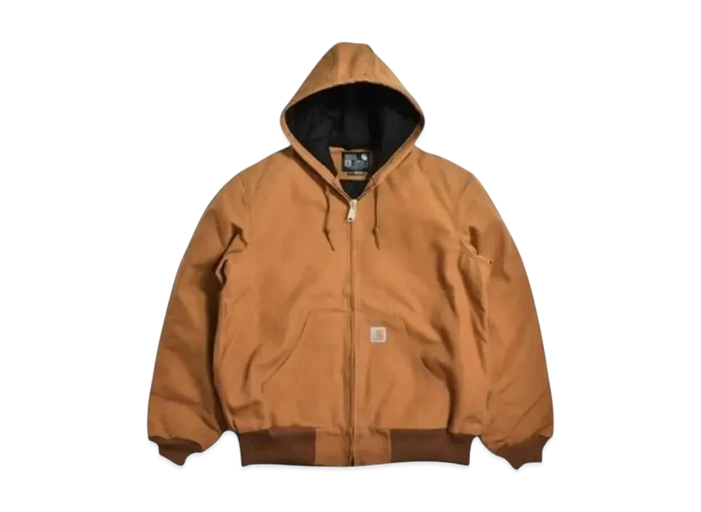 Carhartt Duck Insulated Flannel-Lined Active Jacket "Brown"