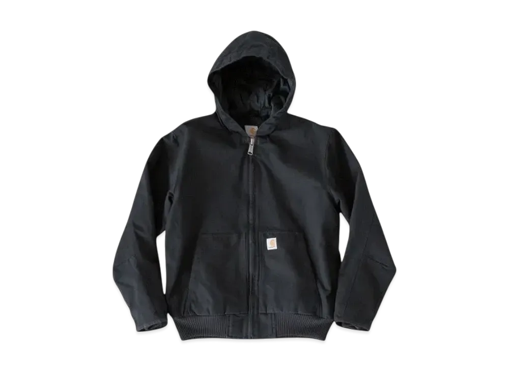 Carhartt Washed Duck Insulated Active Jacket "Black"