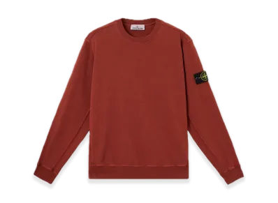 Stone Island 6100020 Malfile Fleece Old Effect "Copper"