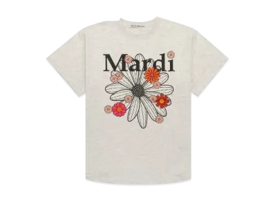 Mardi Mercredi Tshirt Flowermardi Blossom "Oatmeal Black"