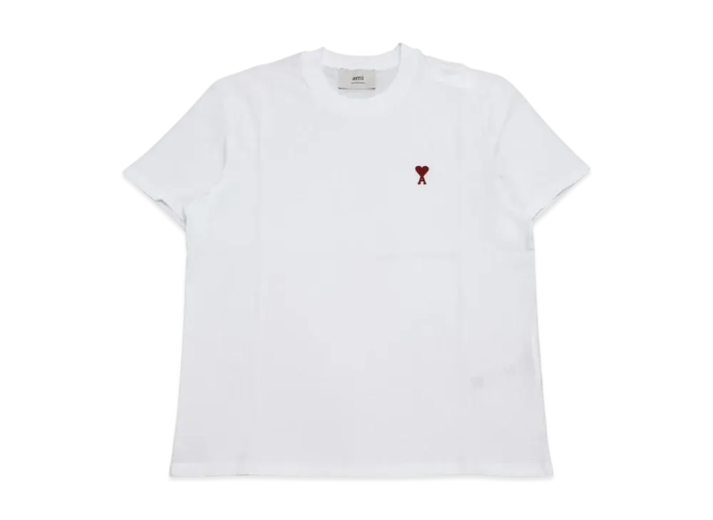 AMI Alexandre Mattiussi Ami De Coeur Tee "White"
