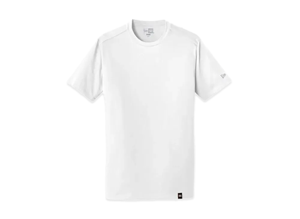 NEW ERA T NEA100 7 Heritage Blend Crew Tee "White"